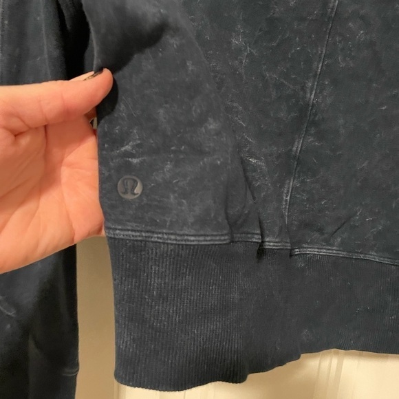 Lululemon Ready to Roll Crew Dye Acid Rubber Dye True Navy sweatshirt size 4 - Picture 5 of 7